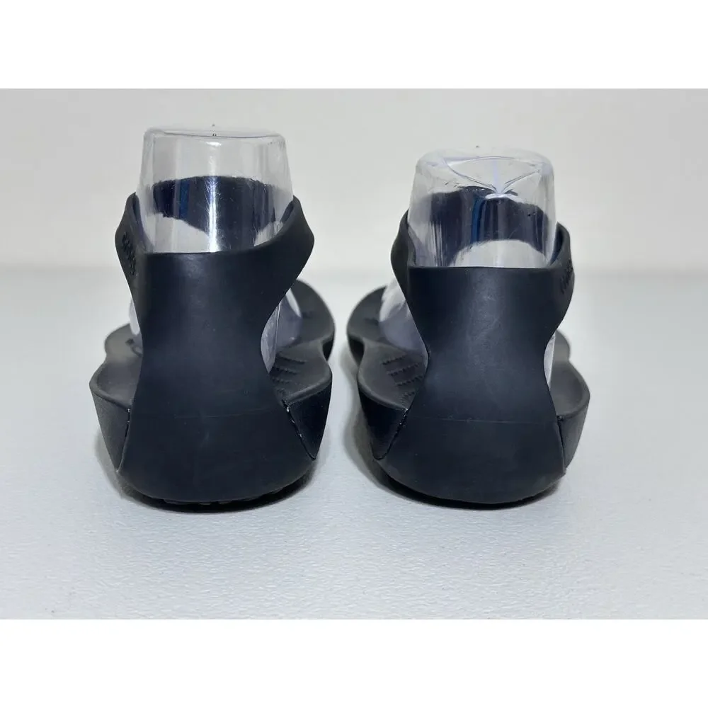 Crocs Serena Sexi Flip Women’s 10 Black Slingback Thong T-Strap Sandals